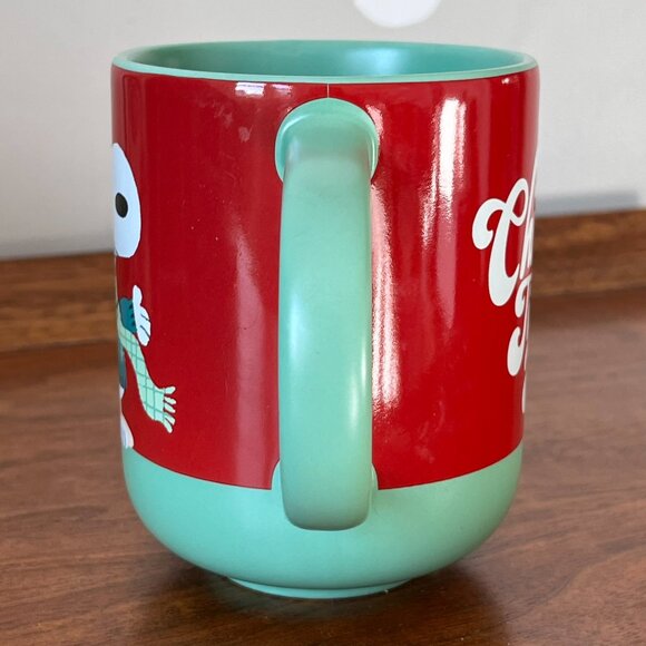 Hallmark Peanuts Snoopy Mug Christmas Time Is Here 16 Oz Cup 2024 Woodstock - Picture 4 of 10